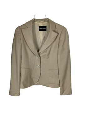 Women’s Emporio Armani Vintage Beige Blazer Size 10 US!